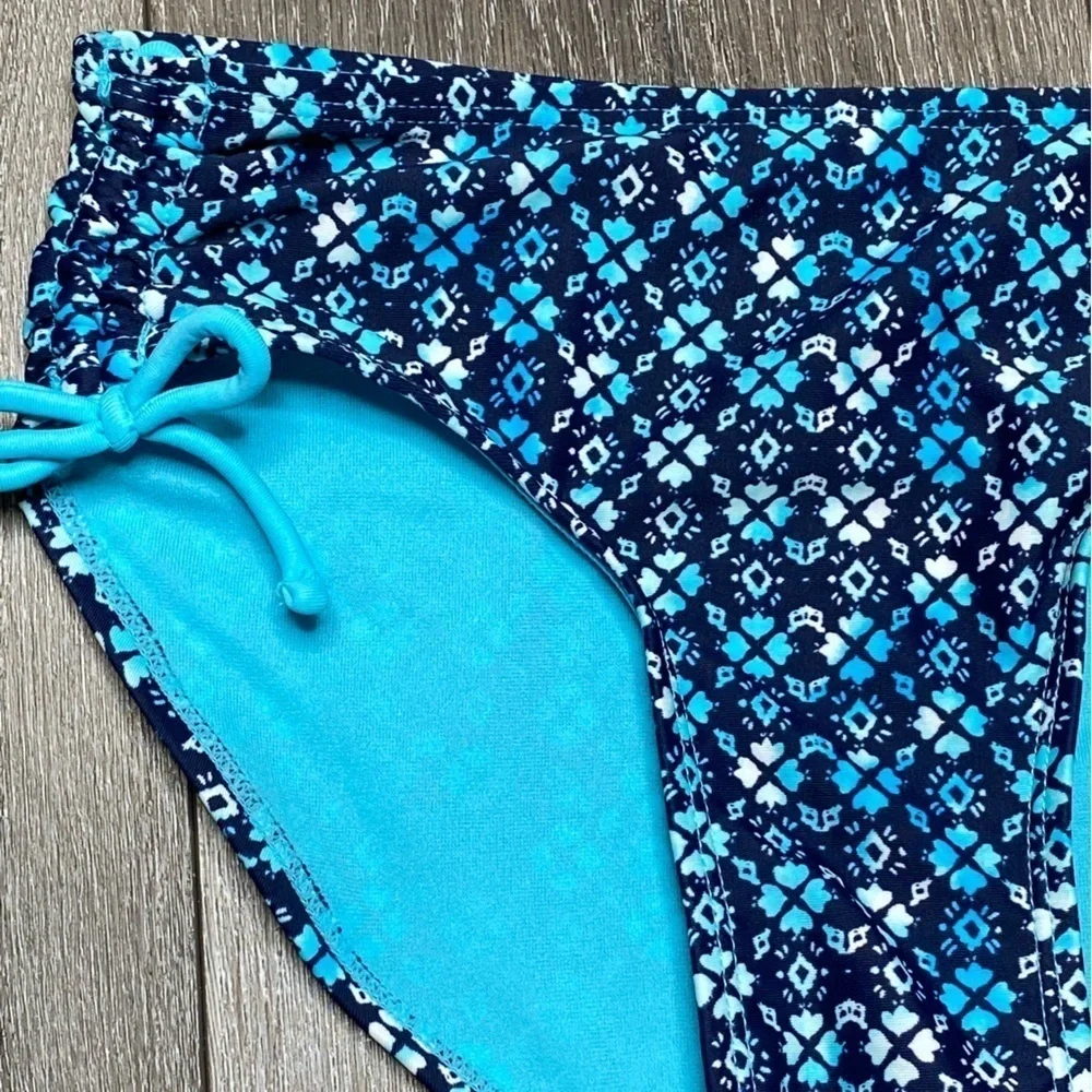 Justice Girl Bikini Bottom Seimsuit Blue Size 10